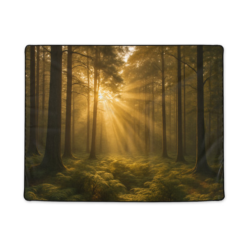 Serene Forest Retreat - Polyester Blanket