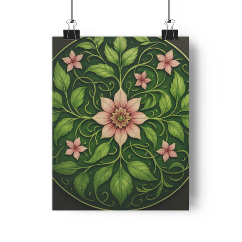 Whimsical Nature Dance - Paper Poster