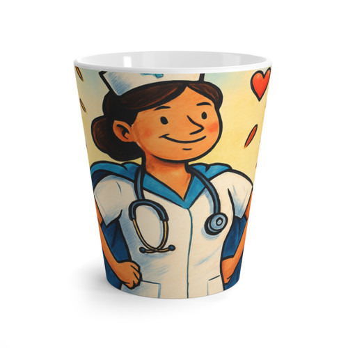 Nurse Superhero Spirit - Latte Mug