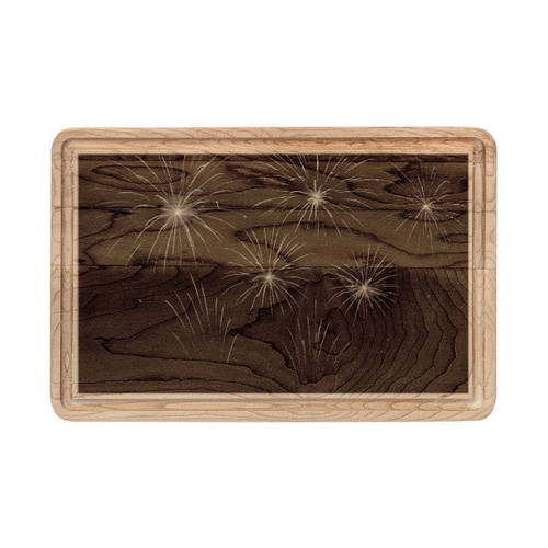 Midnight Sparkle - Wooden Cutting Board (Engraving)