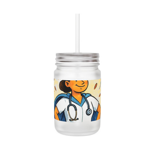 Nurse Superhero Spirit - Mason Jar