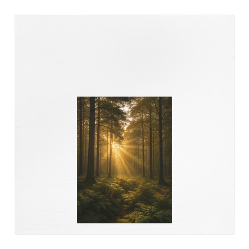 Serene Forest Retreat - Tea Towel