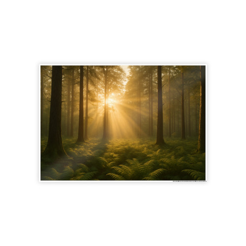 Serene Forest Retreat - Gloss Posters
