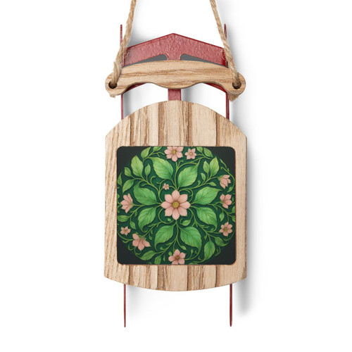 Whimsical Nature Dance - Sled Ornaments