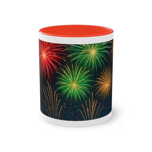 Midnight Sparkle - Two-Tone Coffee Mug, 11oz