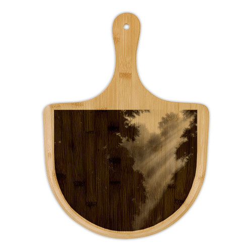 Whispers of Dawn - Bamboo Pizza Board (Engraving)