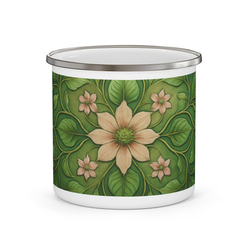 Whimsical Nature Dance - Enamel Camping Mug