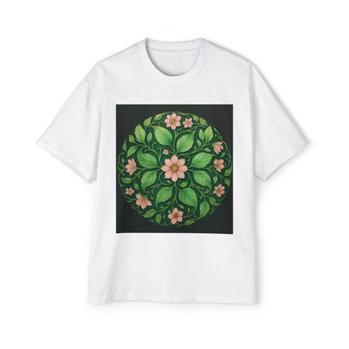 Whimsical Nature Dance - Men's Heavy Oversized Tee