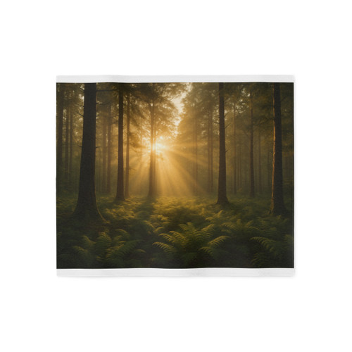 Serene Forest Retreat - Sweatshirt Blanket