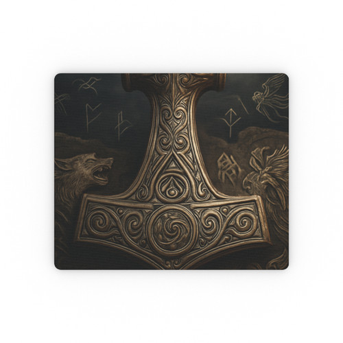 Mjölnir's Might - Rectangular Mouse Pad