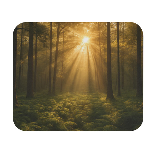 Serene Forest Retreat - Mouse Pad (Rectangle)