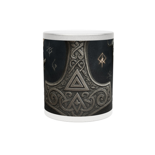 Mjölnir's Might - Metallic Mug (Silver\Gold)