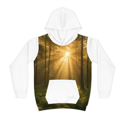 Serene Forest Retreat - Children's Hoodie (AOP)