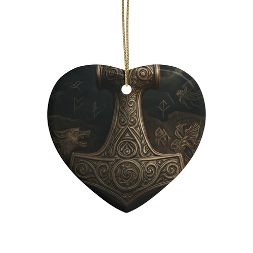 Mjölnir's Might - Ceramic Ornaments (1pcs, 5pcs, 10pcs, 20pcs)