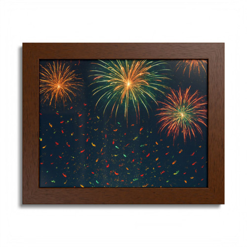 Midnight Sparkle - Framed Poster, Multi-Color