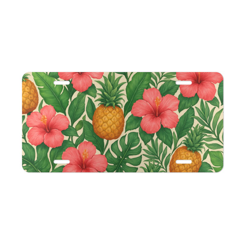 Tropical Oasis Escape - Vanity Plate