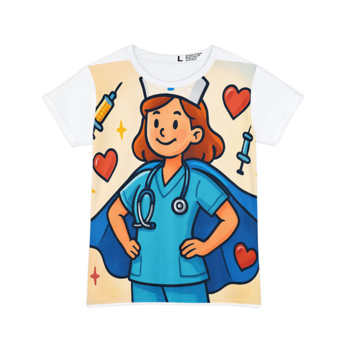Nurse Superhero Spirit - Women's Short Sleeve Shirt (AOP)