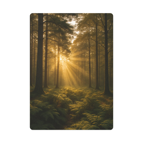 Serene Forest Retreat - Poker Cards