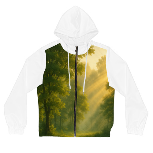 Whispers of Dawn - Women’s Full-Zip Hoodie (AOP)