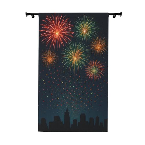 Midnight Sparkle - Window Curtains (1 Piece)