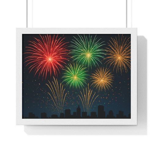 Midnight Sparkle - Horizontal Framed Poster