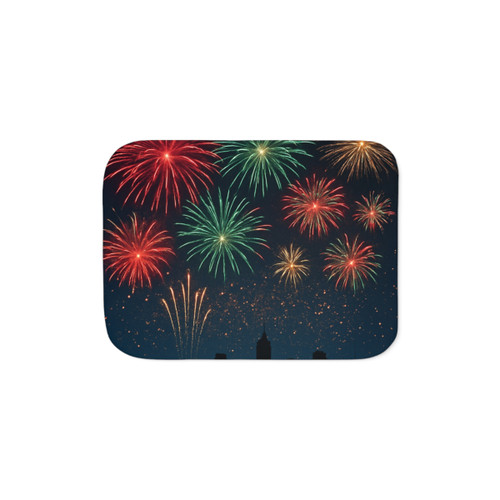 Midnight Sparkle - Sherpa Blanket, Two Colors