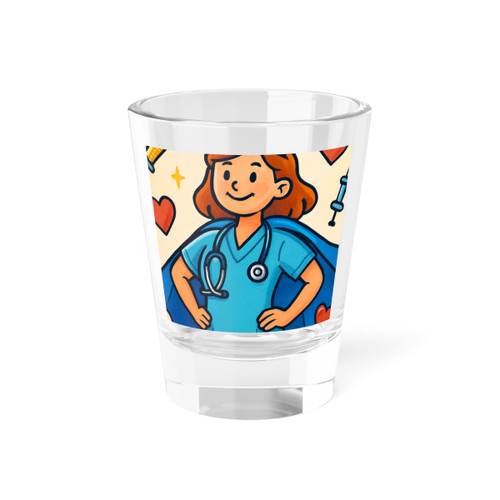 Nurse Superhero Spirit - Shot Glass, 1.5oz