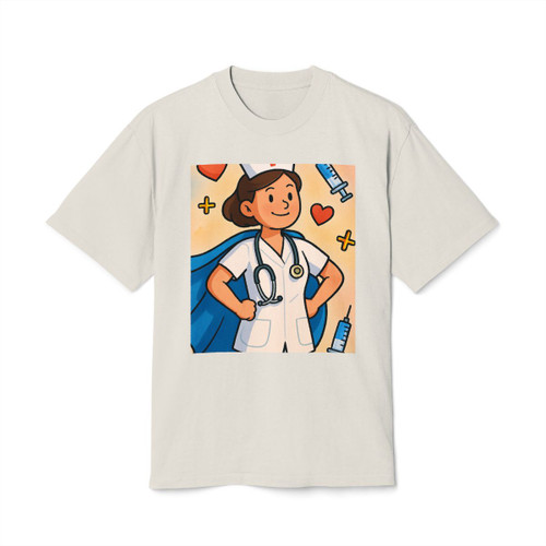 Nurse Superhero Spirit - Unisex Heavy Faded Tee