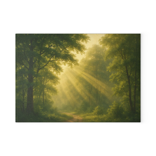 Whispers of Dawn - Glass Cutting Board