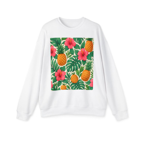 Tropical Oasis Escape - Unisex Drop Shoulder Sweatshirt