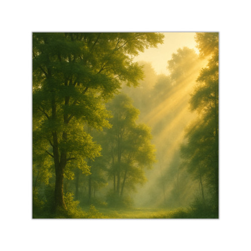 Whispers of Dawn - Square Vinyl Stickers