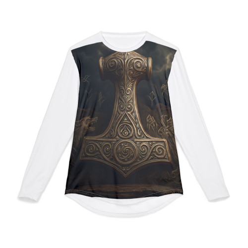 Mjölnir's Might - Men's UV Protection Long Sleeve Shirt (AOP)