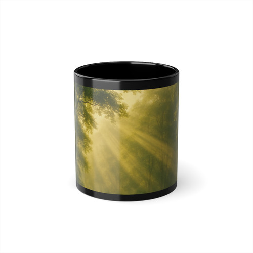 Whispers of Dawn - Black Coffee Cup, 11oz