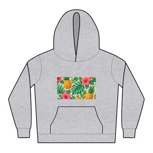 Tropical Oasis Escape - Kids Relax Hoodie