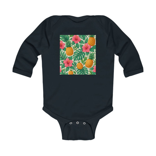 Tropical Oasis Escape - Infant Long Sleeve Bodysuit