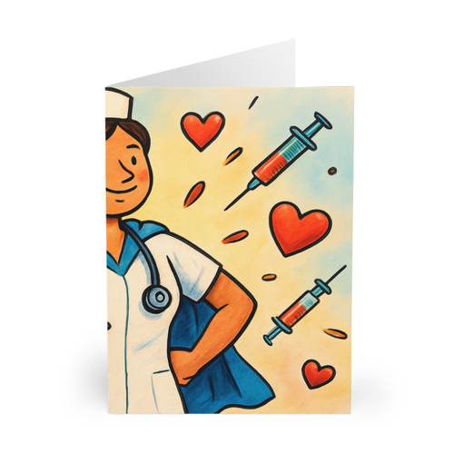 Nurse Superhero Spirit - Greeting Cards (5 Pack)