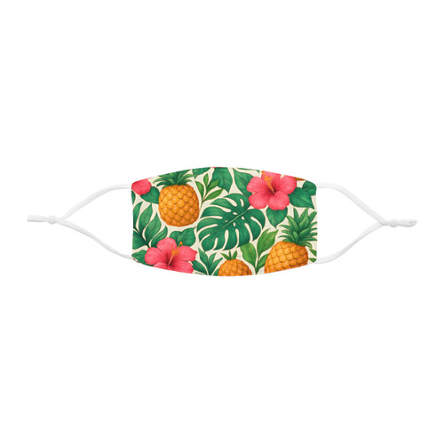 Tropical Oasis Escape - Snug-Fit Polyester Face Mask