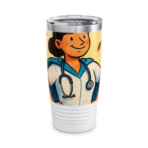 Nurse Superhero Spirit - Ringneck Tumbler, 20oz