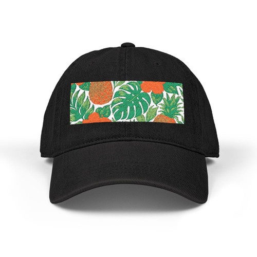 Tropical Oasis Escape - Denim Hat (Embroidery)