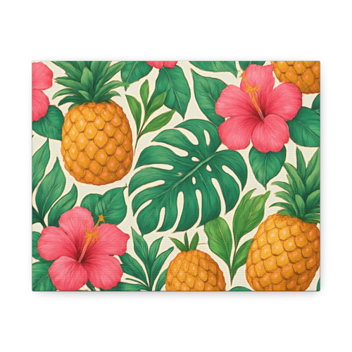 Tropical Oasis Escape - Stretched Canvas