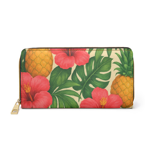 Tropical Oasis Escape - Zipper Wallet