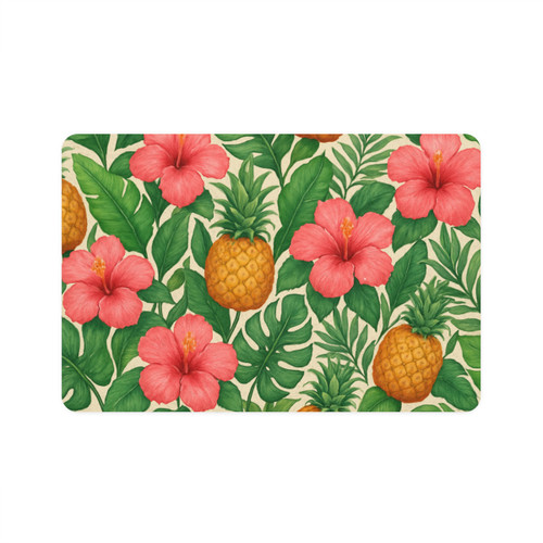 Tropical Oasis Escape - Pet Food Mat (12x18)