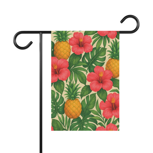 Tropical Oasis Escape - Garden & House Banner