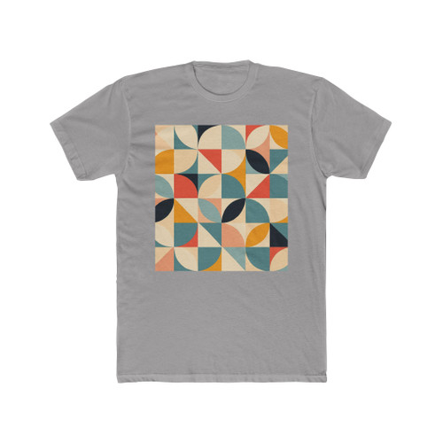 Geometric Flow - Unisex Cotton Crew Tee