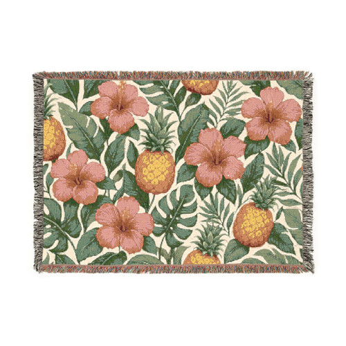 Tropical Oasis Escape - Woven Blanket