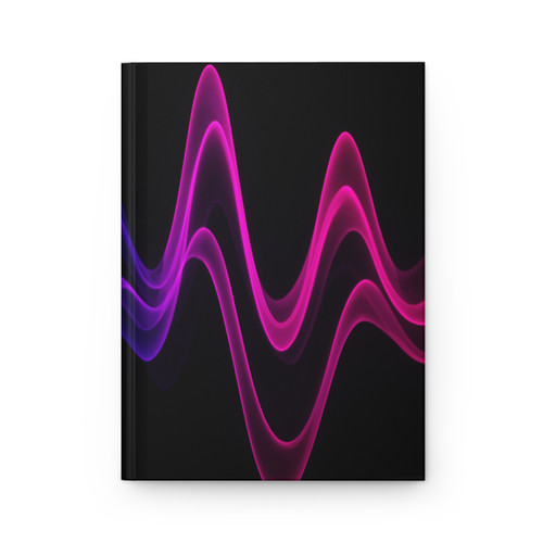 Rhythmic Waves - Hardcover Journal Matte