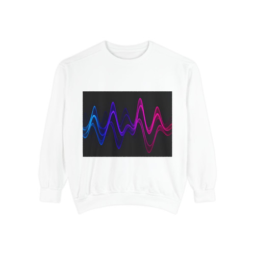 Rhythmic Waves - Unisex Garment-Dyed Sweatshirt