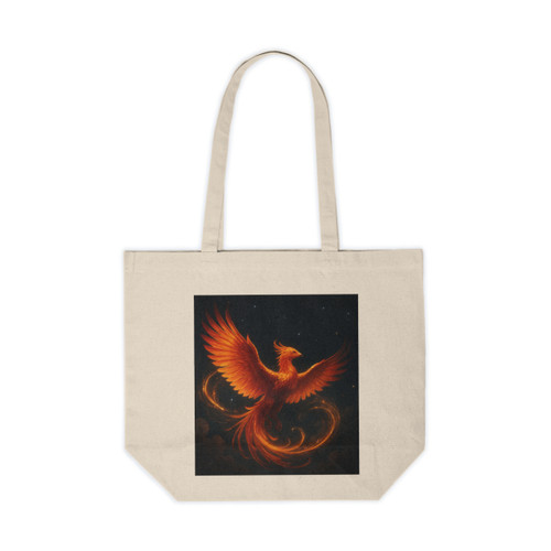 Celestial Phoenix Dance - Canvas Shopping Tote