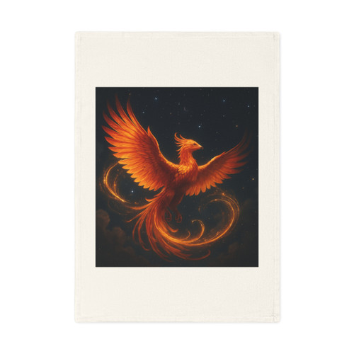 Celestial Phoenix Dance - Cotton Tea Towel