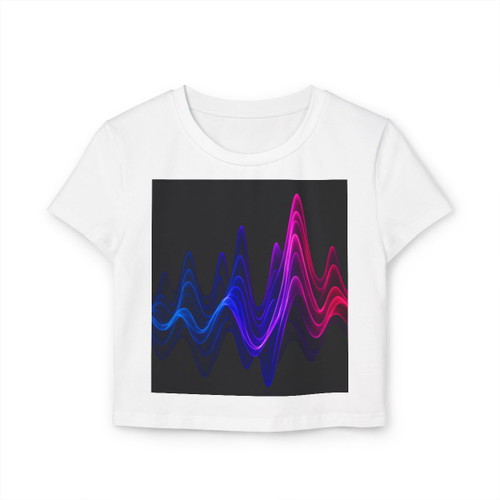 Rhythmic Waves - Women's Baby Tee